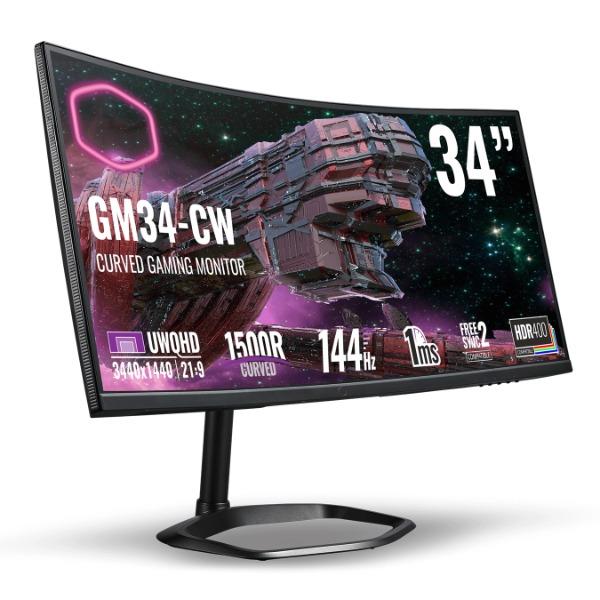 مانیتور 34 اینچی گیمینگ کولرمستر مدل GM34-CW2 COOLER MASTER GM34-CW2 MONITOR